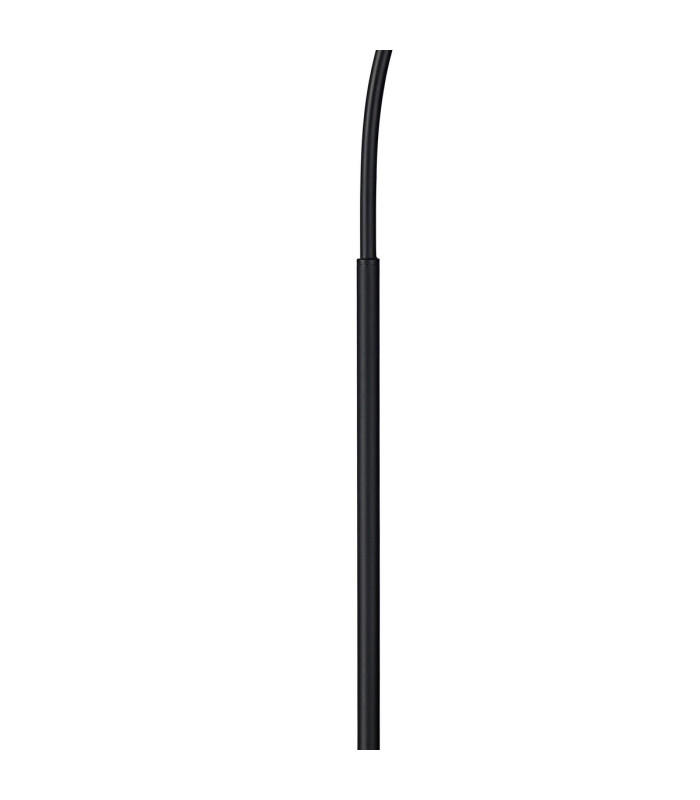 DeRuyter Floor Lamp 1 Light E27 Satin Black/Amber Glass-6