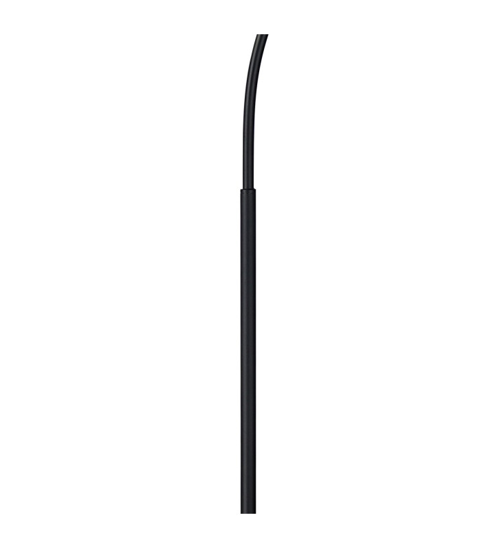DeRuyter Floor Lamp 1 Light E27 Satin Black/Clear Glass-6