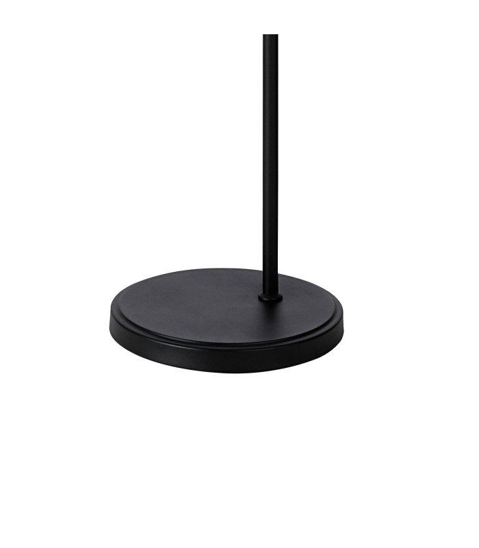 DeRuyter Floor Lamp 1 Light E27 Satin Black/Clear Glass-7