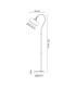 DeRuyter Floor Lamp 1 Light E27 Satin Black/Frosted Glass-2