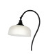 DeRuyter Floor Lamp 1 Light E27 Satin Black/Frosted Glass-5