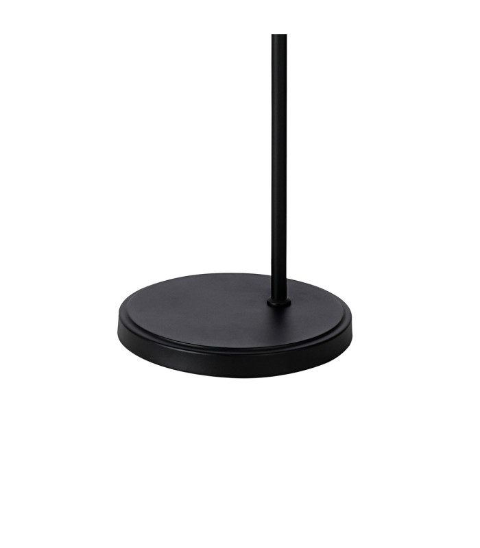 DeRuyter Floor Lamp 1 Light E27 Satin Black/Frosted Glass-7