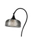 DeRuyter Floor Lamp 1 Light E27 Satin Black/Smoke Glass-4