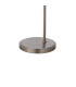 DeRuyter Floor Lamp 1 Light E27 Satin Nickel/Amber Glass-7