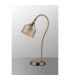 DeRuyter Table Lamp 1 Light E27 Antique Brass/Amber Glass-7