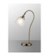 DeRuyter Table Lamp 1 Light E27 Antique Brass/Frosted Glass-3