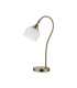 DeRuyter Table Lamp 1 Light E27 Antique Brass/Frosted Glass-4