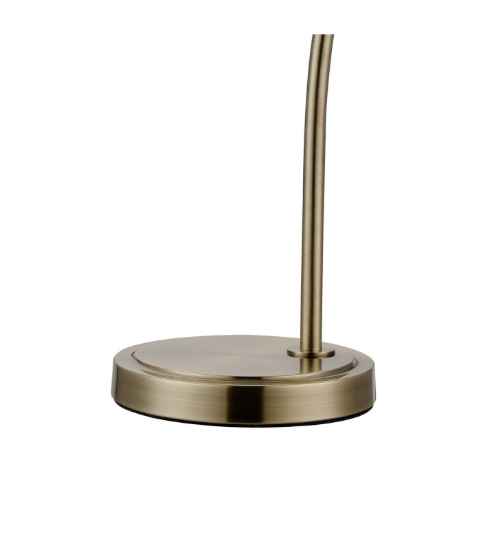 DeRuyter Table Lamp 1 Light E27 Antique Brass/Frosted Glass-5