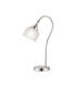 DeRuyter Table Lamp 1 Light E27 Polished Nickel/Frosted Glass-1