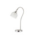 DeRuyter Table Lamp 1 Light E27 Polished Nickel/Frosted Glass-4