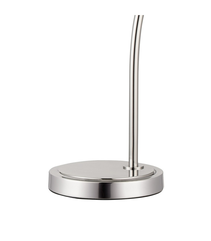 DeRuyter Table Lamp 1 Light E27 Polished Nickel/Frosted Glass-5
