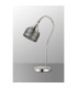 DeRuyter Table Lamp 1 Light E27 Polished Nickel/Smoke Glass-7