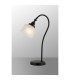 DeRuyter Table Lamp 1 Light E27 Satin Black/Frosted Glass-3