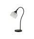 DeRuyter Table Lamp 1 Light E27 Satin Black/Frosted Glass-4