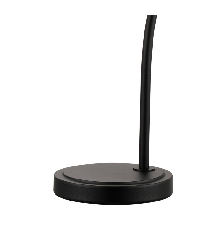 DeRuyter Table Lamp 1 Light E27 Satin Black/Frosted Glass-5
