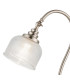 DeRuyter Table Lamp 1 Light E27 Satin Nickel/Clear Glass-6