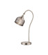 DeRuyter Table Lamp 1 Light E27 Satin Nickel/Smoke Glass-1