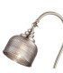 DeRuyter Table Lamp 1 Light E27 Satin Nickel/Smoke Glass-6