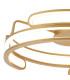 Bath 60cm Ceiling 3 Step Dimming 60W LED 3000K 4500lm Brushed Gold -5