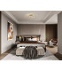 Bath 80cm Ceiling 3 Step Dimming 70W LED 3000K 5500lm Brushed Gold -4