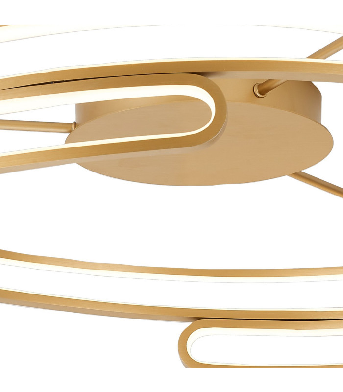 Bath 80cm Ceiling 3 Step Dimming 70W LED 3000K 5500lm Brushed Gold -7
