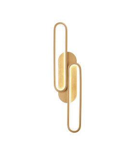 Bath Wall Lamp 3 Step Dimming 18W LED 3000K 1100lm Brushed Gold -1