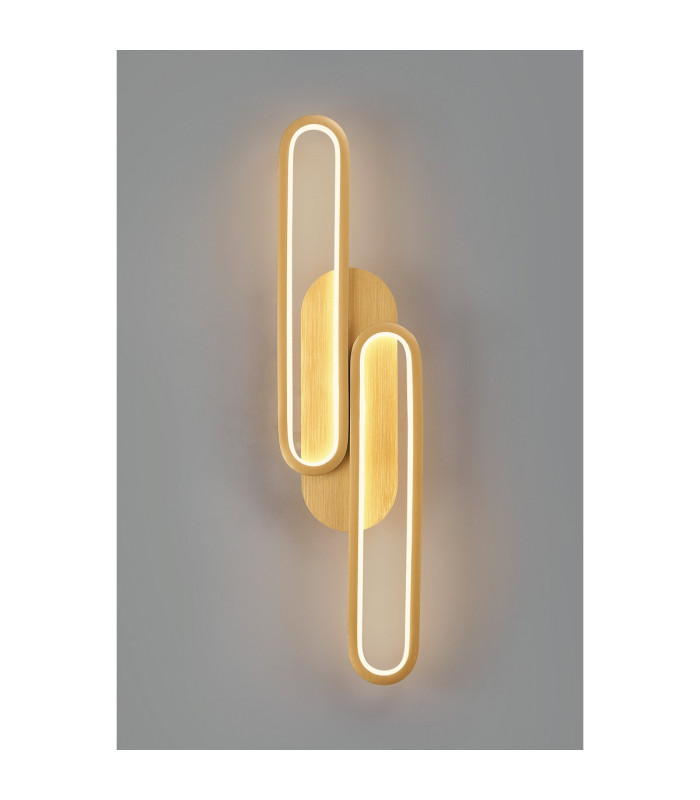 Bath Wall Lamp 3 Step Dimming 18W LED 3000K 1100lm Brushed Gold -3