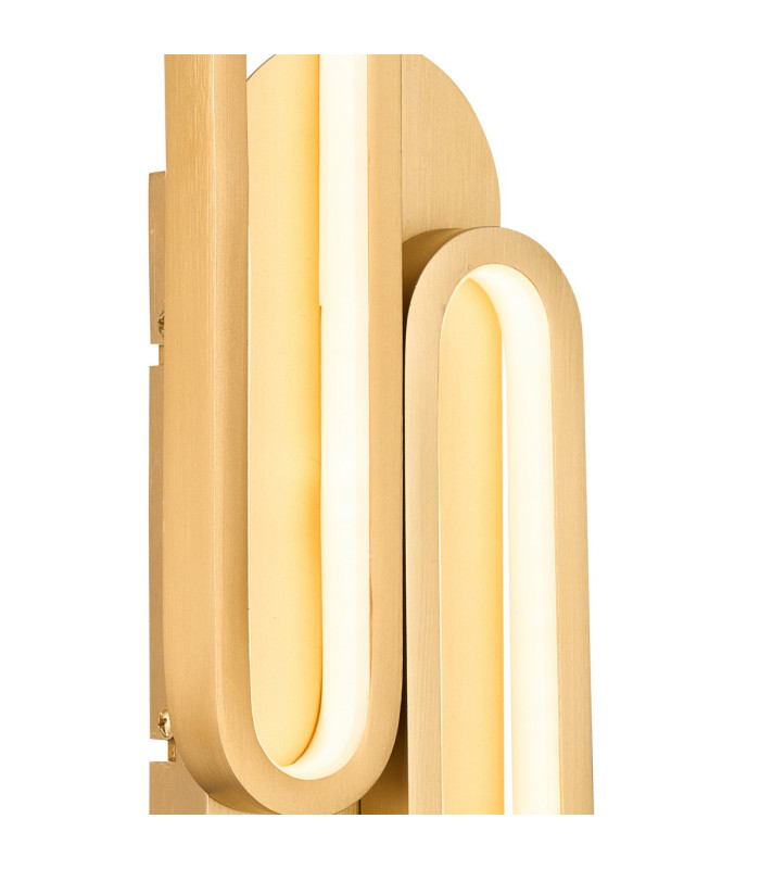 Bath Wall Lamp 3 Step Dimming 18W LED 3000K 1100lm Brushed Gold -6