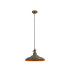 Moravia 35cm 1 Light Braided Pendant Round Tiered Metal Shade Antique Brass/Black/Polished Grey/Gold-4