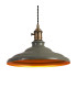 Moravia 35cm 1 Light Braided Pendant Round Tiered Metal Shade Antique Brass/Black/Polished Grey/Gold-7