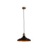 Moravia 35cm 1 Light Braided Pendant Round Tiered Metal Shade Antique Brass/Black/Matt Black/Gold-4
