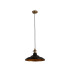 Moravia 35cm 1 Light Braided Pendant Round Tiered Metal Shade Antique Brass/Black/Matt Black/Gold-5