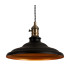 Moravia 35cm 1 Light Braided Pendant Round Tiered Metal Shade Antique Brass/Black/Matt Black/Gold-7