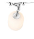 Tivoli 46cm Semi Flush Ceiling Round 3 Light G9 IP44 Polished Chrome/Opal Smooth Tubular Glass-6