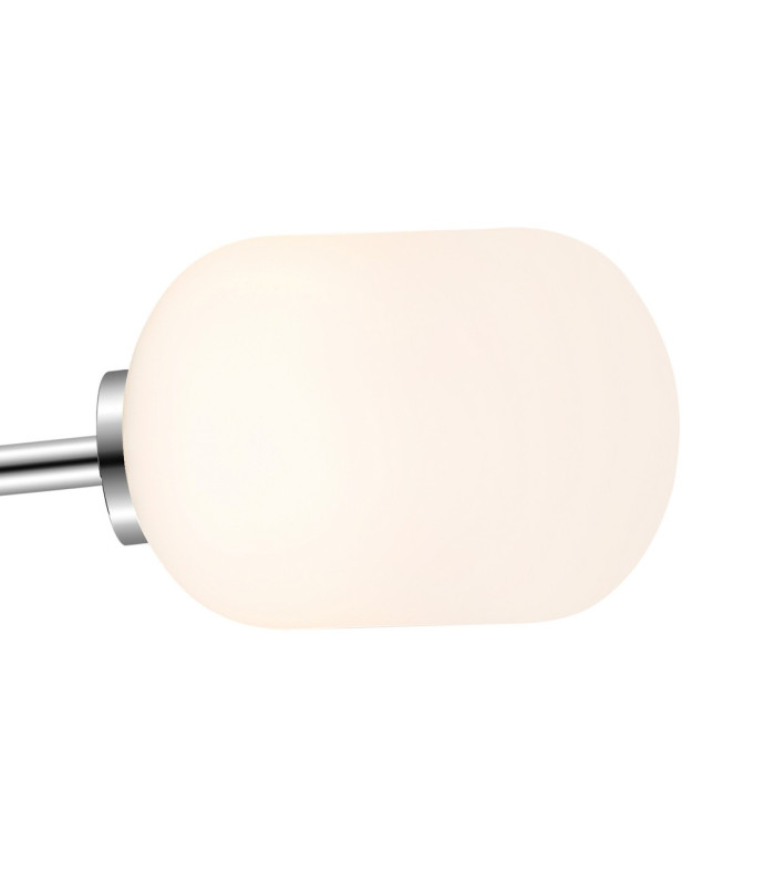 Tivoli 46cm Semi Flush Ceiling Round 3 Light G9 IP44 Polished Chrome/Opal Smooth Tubular Glass-7