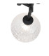 Tivoli 44.5cm Semi Flush Ceiling Round 3 Light G9 IP44 Satin Black/Clear Cross Pattern Round Glass-7