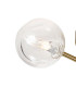 Tivoli 44.5cm Semi Flush Ceiling Round 3 Light G9 IP44 Brass Gold/Clear Waved Round Glass-6