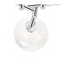 Tivoli 44.5cm Semi Flush Ceiling Round 3 Light G9 IP44 Polished Chrome/Clear Swirl Round Glass-7