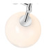 Tivoli 44.5cm Semi Flush Ceiling Round 3 Light G9 IP44 Polished Chrome/White Two-Tone Snow Specks Round Glass-8