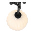 Tivoli 44.5cm Semi Flush Ceiling Round 3 Light G9 IP44 Satin Black/Opal Round Segment Glass-7