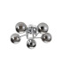 Tivoli 50cm Semi Flush Ceiling Round 5 Light G9 IP44 Polished Chrome/Smoke Smooth Round Glass-4