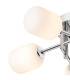 Tivoli 50cm Semi Flush Ceiling Round 5 Light G9 IP44 Polished Chrome/Opal Smooth Tubular Glass-5
