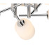 Tivoli 50cm Semi Flush Ceiling Round 5 Light G9 IP44 Polished Chrome/Opal Smooth Tubular Glass-7