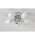Tivoli 50cm Semi Flush Ceiling Round 5 Light G9 IP44 Polished Chrome/Opal Smooth Tubular Glass-8