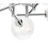 Tivoli 50cm Semi Flush Ceiling Round 5 Light G9 IP44 Polished Chrome/Clear Dune Effect Round Glass-6
