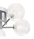 Tivoli 50cm Semi Flush Ceiling Round 5 Light G9 IP44 Polished Chrome/Clear Dune Effect Round Glass-7