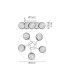 Tivoli 50cm Semi Flush Ceiling Round 5 Light G9 IP44 Polished Chrome/Clear Swirl Round Glass-2