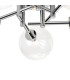 Tivoli 50cm Semi Flush Ceiling Round 5 Light G9 IP44 Polished Chrome/Clear Swirl Round Glass-5
