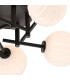 Tivoli 50cm Semi Flush Ceiling Round 5 Light G9 IP44 Satin Black/Opal Round Segment Glass-6