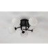 Tivoli 50cm Semi Flush Ceiling Round 5 Light G9 IP44 Satin Black/Opal Round Segment Glass-7